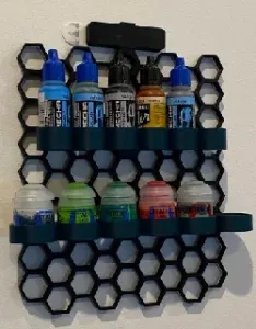 Honeycomb Wall Holder - Rack For Model Paint