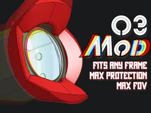 O3 Mod - Lens protection for the DJI O3 Camera. Add to any quad.