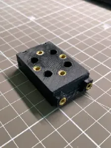 EVA3 top_endstop_mgn9h for ratrig vcore - with heat inserts for endstop