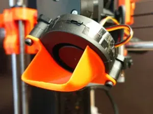 Prusa i3 Mk3/S/+ 90° Air Inlet - slim version
