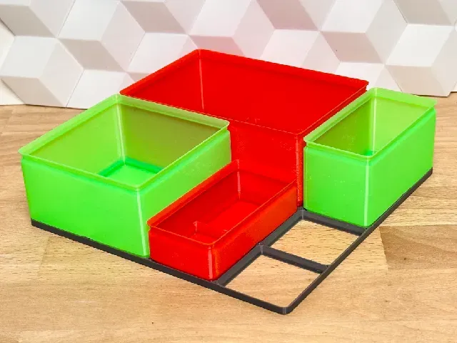 Gridfinity Box (Quick print, lite version, less filament!) — Фото 3 из 13
