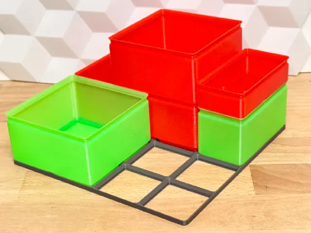 Gridfinity Box (Quick print, lite version, less filament!) — Фото 2 из 13