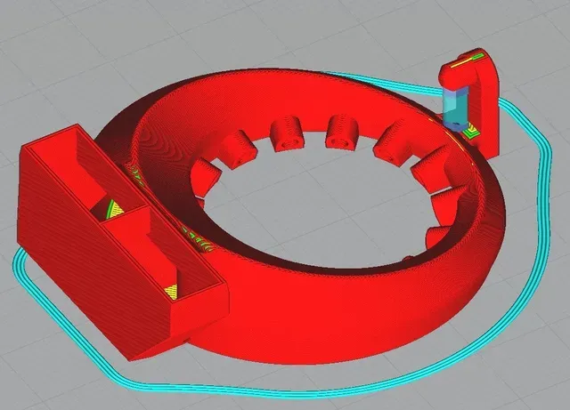 Anycubic i3 mega Hotend fan box (also Mega-S, Mega-X, Full Metal, BLTouch & E3DV6 versions) — Image 30 of 30