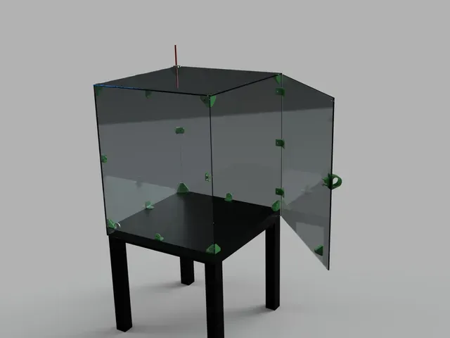 box jellyfish 3D Printer enclosure IKEA LACK table — Фото 6 из 8