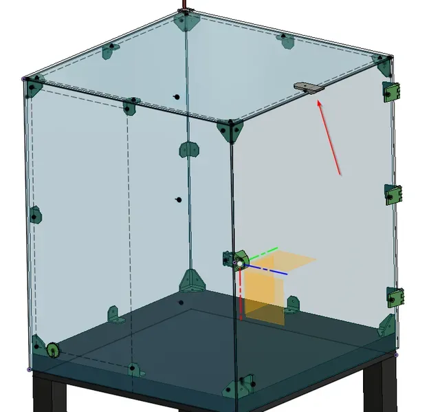 box jellyfish 3D Printer enclosure IKEA LACK table — Фото 7 из 8