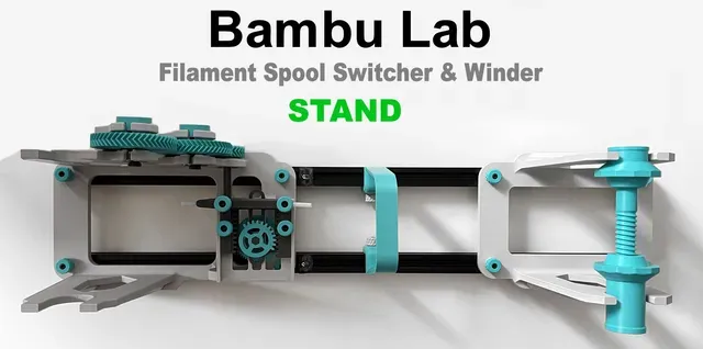 Stand for Bambu Lab Filament Spool Switcher & Winder — Фото 3 из 4