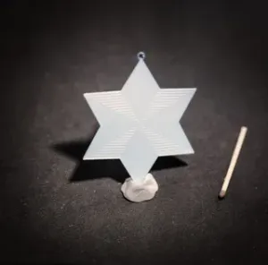 Day 6 - Star with concentric relief