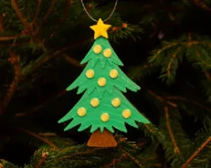 Multicolor Christmas Tree ornament