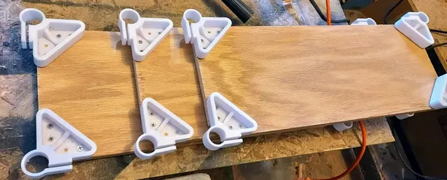 PVC Pipe Shelf - brackets, feet, top caps, marking jig — Фото 3 из 7