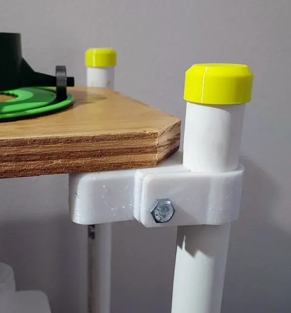 PVC Pipe Shelf - brackets, feet, top caps, marking jig — Фото 6 из 7