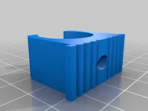 Mounting clip for 20mm cable pipes