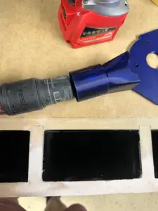 Milwuakee Trim router base with Festool edge routing vac connection