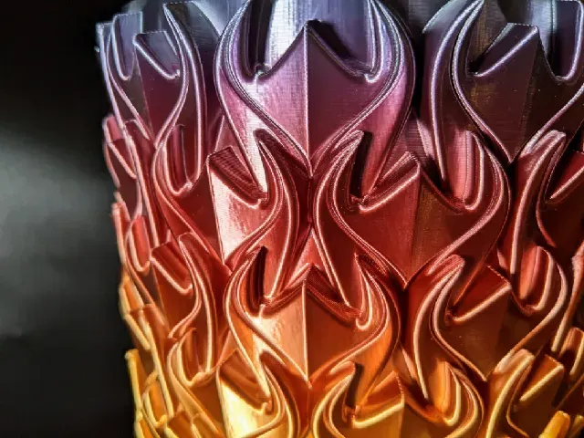 Fire Dragon Scale Vase — Image 2 of 5