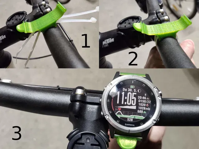 Garmin Fenix 5 Plus, Fenix 5s, Fenix 6 and Fenix 6s quick and easy Bike Mount — Фото 6 из 12