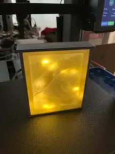 Frame for a lithophane picture