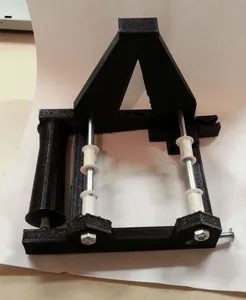 Multifunction Filament Spool Holder for German RepRap NEO (colorizing and cleaning)