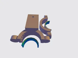 Magnetic Bearing Stand for modern spinning wheel.