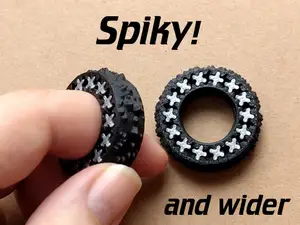spiky fidget gear ring