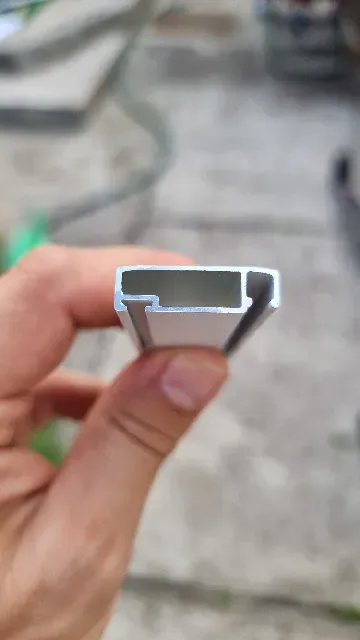 Alu-frame mosquito net extension