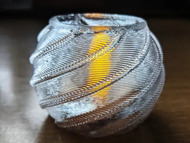 Christmas Bauble Style Electrical Tea Light Holder 01 (Vase Mode) — Фото 3 из 4