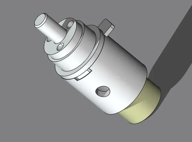 Airbus A320 Rotary Switch Mount - V2