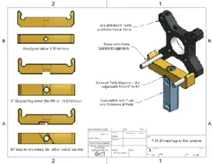PLAb: 60mm Optical Cage System Snap Mount