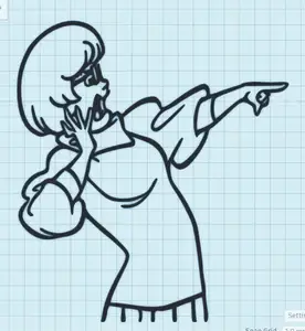 VELMA - POINTING - WALL ART