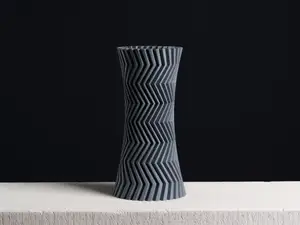 Zigzag Decoration Vase, (vase mode)
