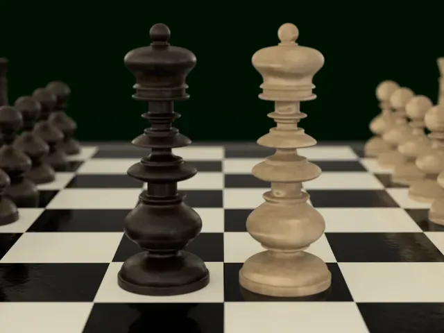 Old Windsor Castle Chess Set — Image 5 of 12