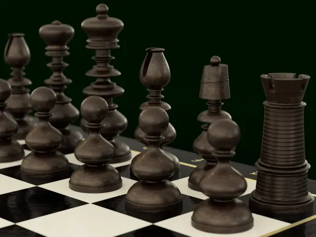 Old Windsor Castle Chess Set — Image 10 of 12