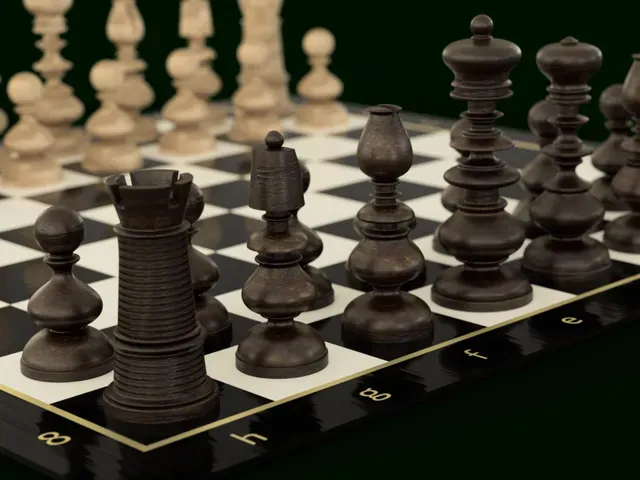 Old Windsor Castle Chess Set — Image 9 of 12