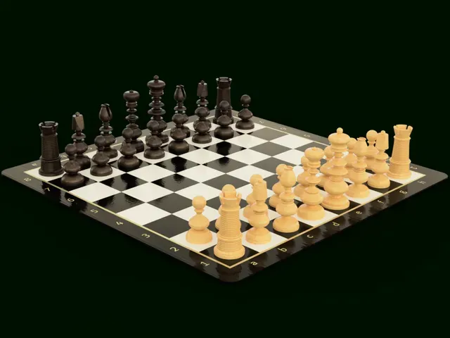 Old Windsor Castle Chess Set — Image 12 of 12