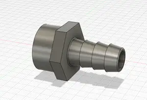 1/2 Inch Water hose to 1/2 Inch PVC adapter