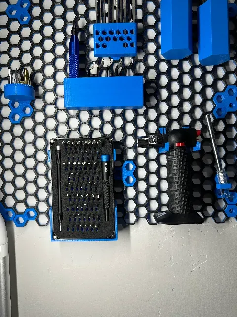 HSW iFixit Mako Driver Kit magnetic mount for Honeycomb Storage Wall OR Skadis Pegboard — Фото 5 из 7