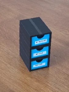 Modular drawer system – stackable & side-connectable units