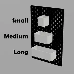 Ikea Skadis Bin