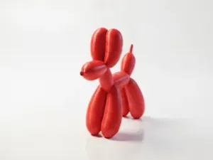 Balloon Dog Sculpture Animal Figurine 3D Printable