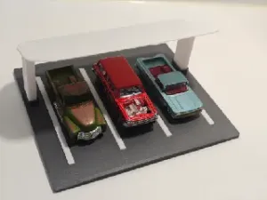 Hotwheels Garage Stand Matchbox Display Parking hot wheels