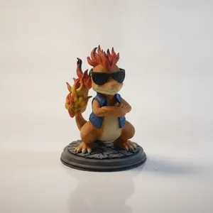 Cool Version Of Charmeleon Pokemon Figurine 3D Printable