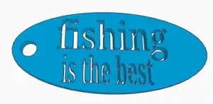 fishing keychain