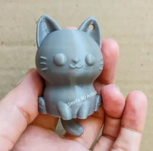 Cat Articulated Hanging toy Keychain