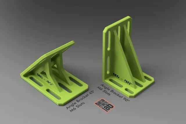 Strong Angle Bracket 30° - 45°- 90° - M6 - 1/4x20mm Slots — Фото 4 из 7