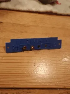 MMU3 / MMU2s Labelplate With Holder for E3D V6 Nozzles