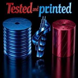 Spiral Twist Cylinder (2-Versions included)ai Thumbnail