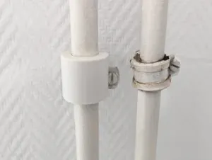 Cover for Pipe Clamp on Wall (heating tube)