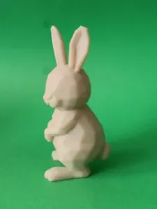 Modern Low-Poly Easter Bunny