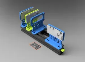 Raspberry Pi Zero 2020 Mount Bracket Stand alone / Cluster - Supporto Verticale per profilo 2020