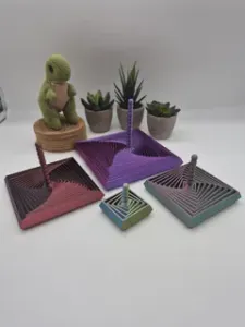 Fractal Square Fidget Toy with Handle - 4 Sizes