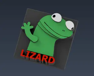 TOM the Lizard – Sensory Play Stamper for Playdough & Sand
