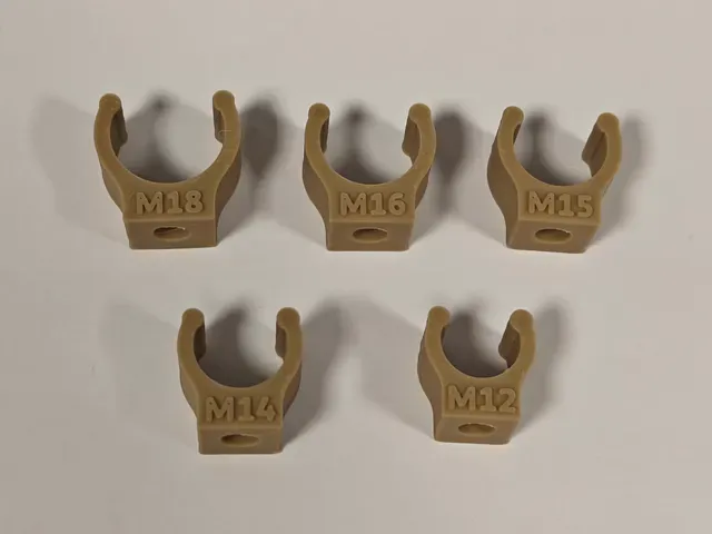 Heavy Duty Pipe Clamps M4 | Click-Lock (12-18mm) — Фото 3 из 3